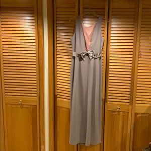 Laundry long dress with low back